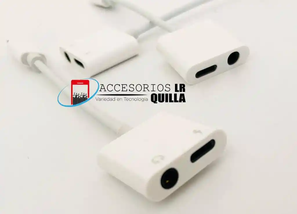 Adaptador Iphone 2 En 1 / Lightning-3.5mm