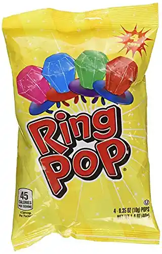 Ring Pop Anillos Original X 4 Unidades