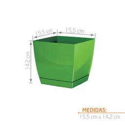 Matera Coubi Cuadrada 16 Cm Verde Oliva