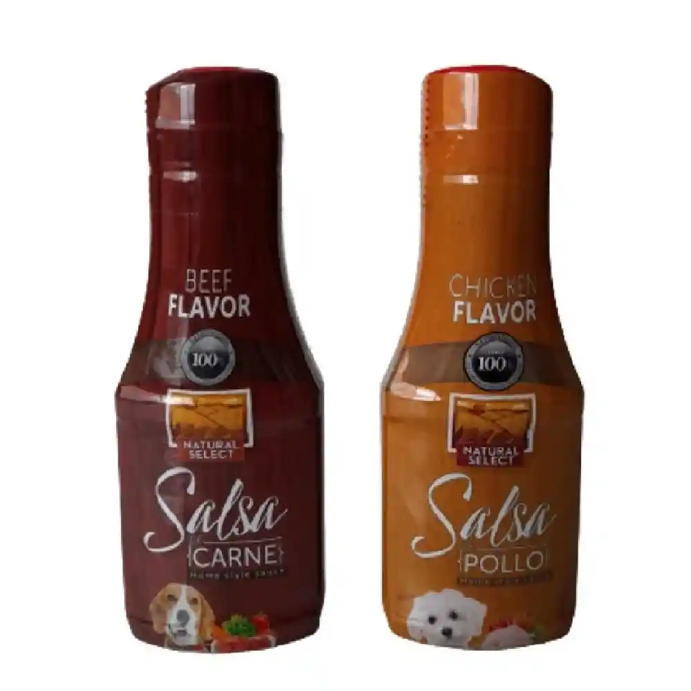 Natural Combo 4 Unidades De Salsa Snack Select 180 Ml