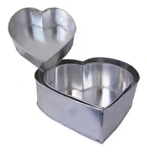 Molde Metalico Corazon 1/4 Lb