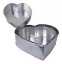 Molde Metálico Corazón 1lb