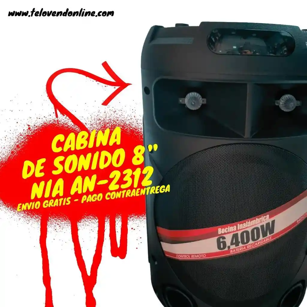 Nia Cabina De Sonido 8 An-2312