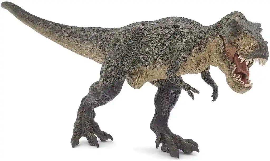 Figura T-rex Grande Pintado A Mano Dinosaurio Para Niños