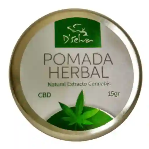 Pomada Herbal Con Cbd Y Cera De Abejas. 15 Gr