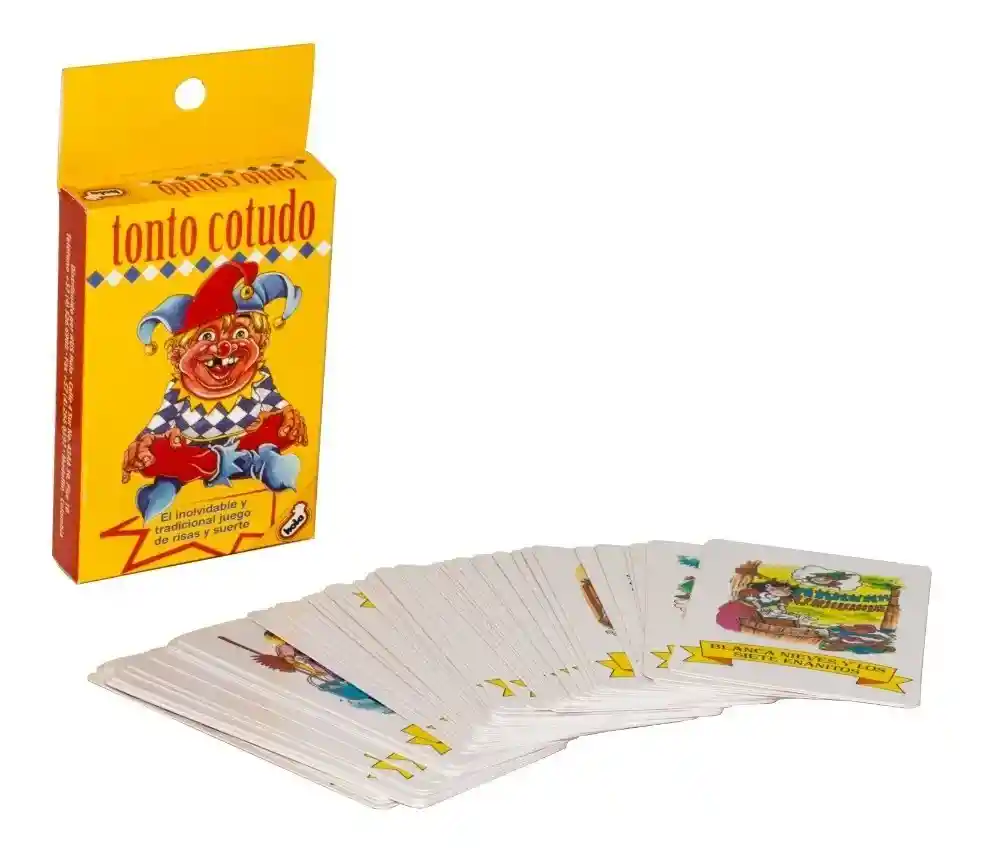 Juego De Mesa Cartas Tonto Cotudo Clásico Niños Adultos