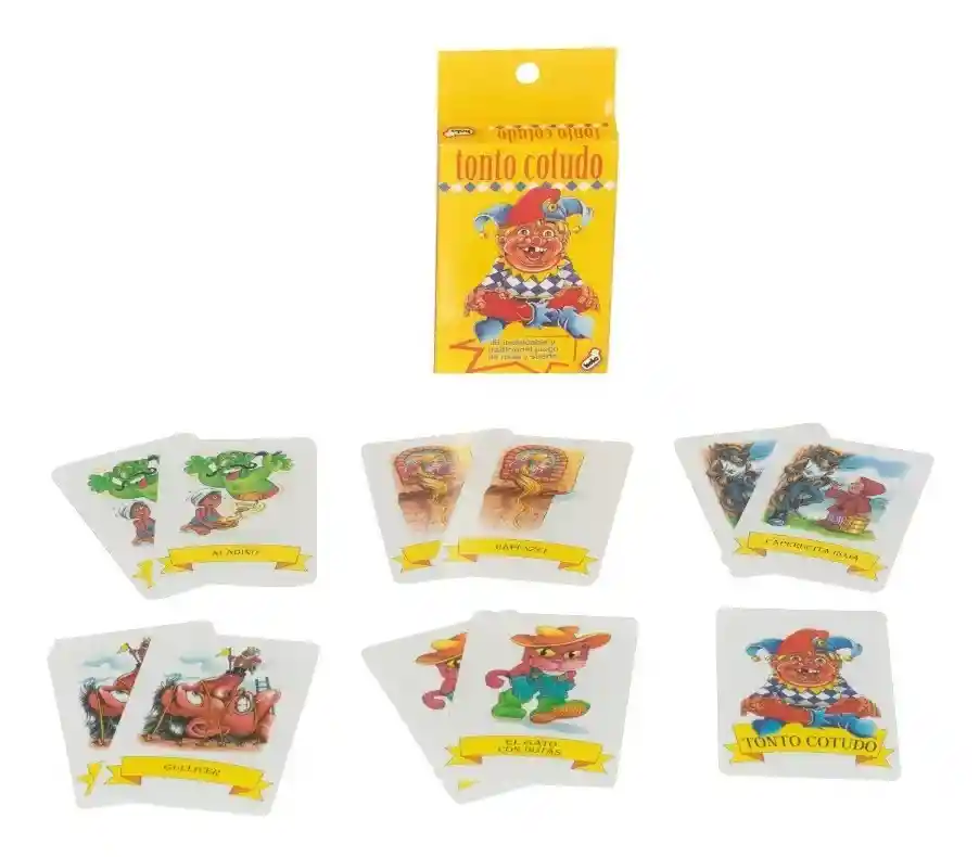 Juego De Mesa Cartas Tonto Cotudo Clásico Niños Adultos