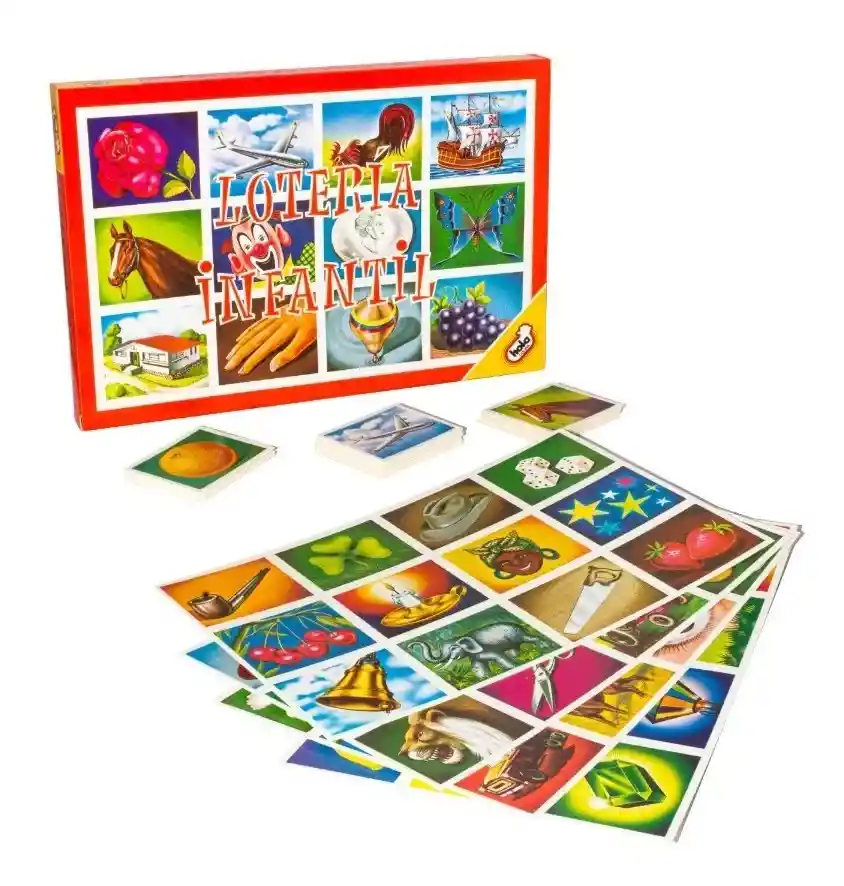 Juego De Mesa Lotería Infantil Para Niños Didáctico