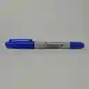 Sharpie Doble Punta Azul