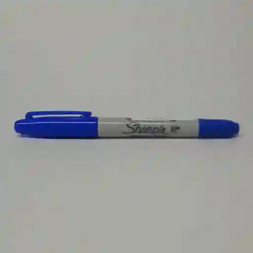 Sharpie Doble Punta Azul