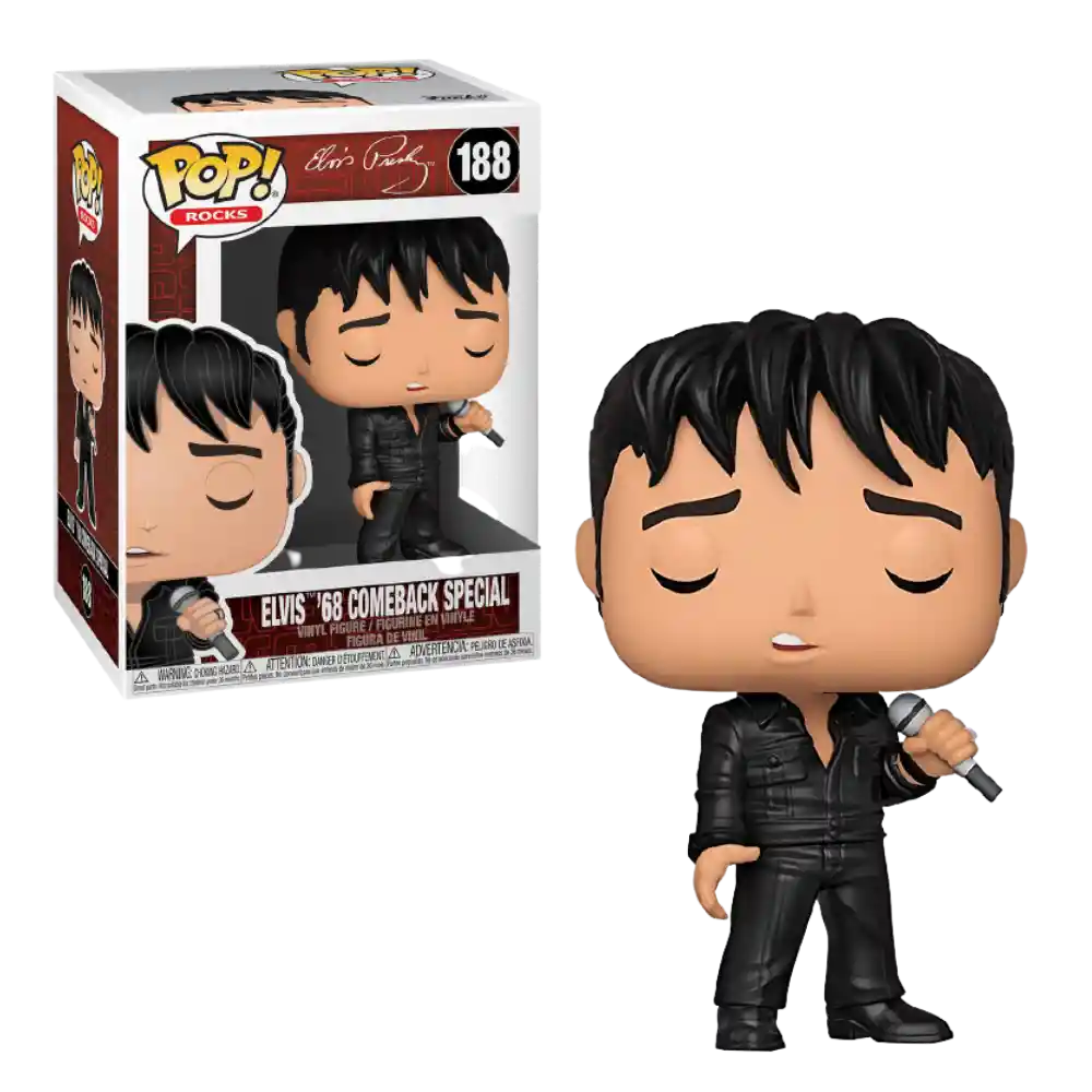 Funko Pop Elvis 68 Comeback Special 188