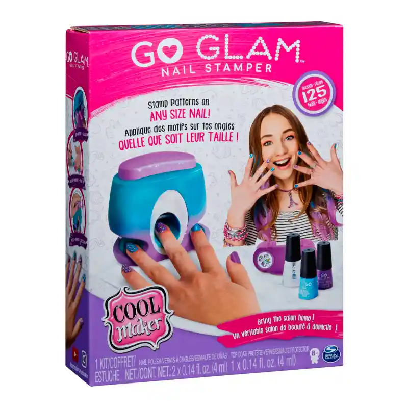 Go Glam Kit Estampado Uñas