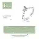 Anillo Ajustable Alhajas Para Mujer Mariposa Fabricado En Plata 925