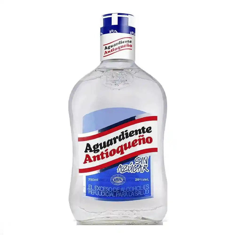 Antioqueño Aguardiente Sin Azucar 750Ml