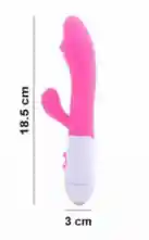 Vibrador Doble Estimulación Conejito 29024