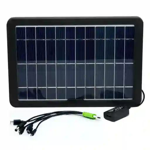 Panel Solar 8w 6v Cable Usb Multifunción Carga Solar Celular