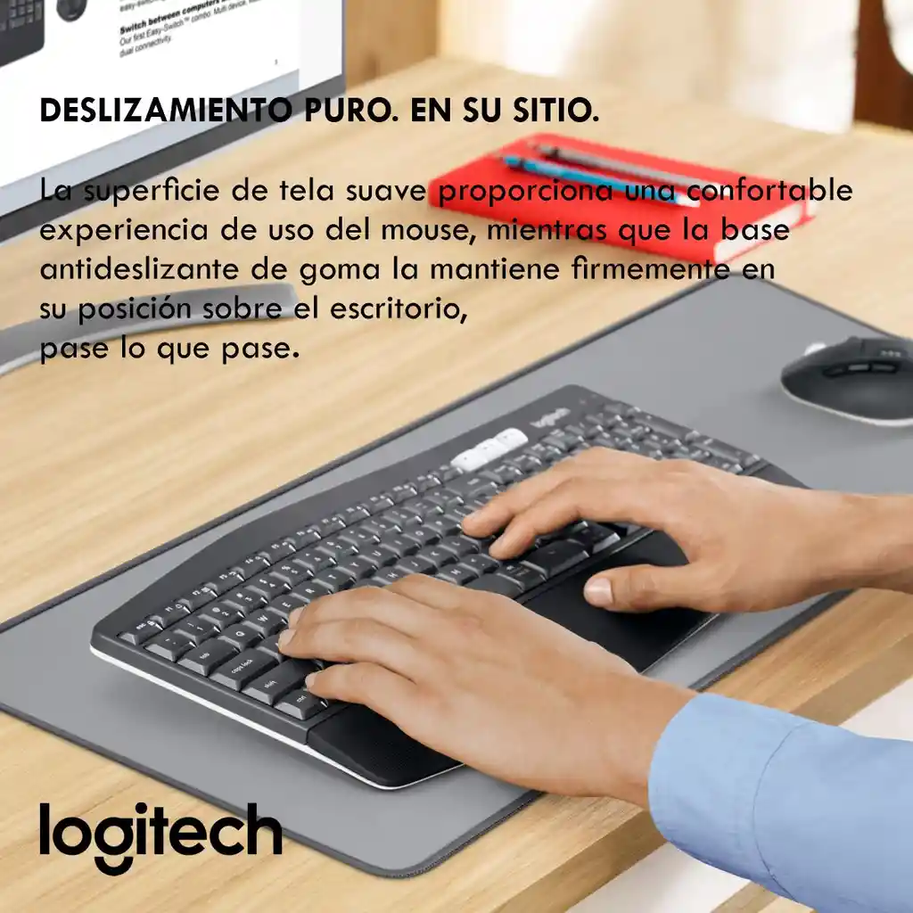 Logitech Alfombrilla De Escritorio Desk Mat Studio Series Gris