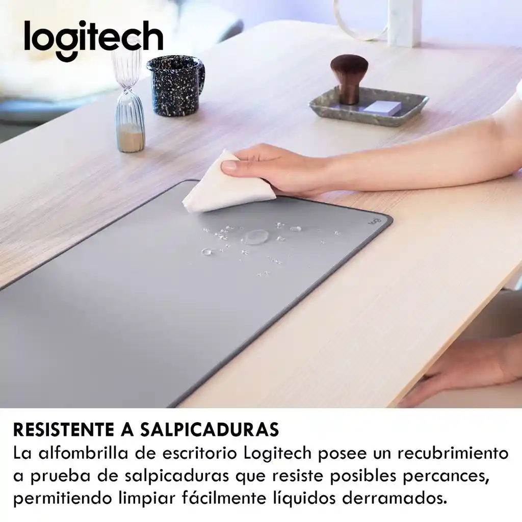 Logitech Alfombrilla De Escritorio Desk Mat Studio Series Gris