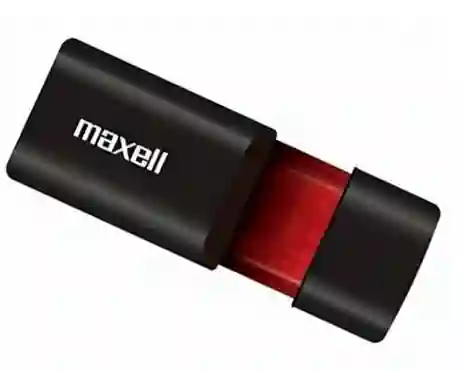 Maxell Memoria Usb Flix 2.0 De 16gb Negro/rojo