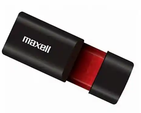 Maxell Memoria Usb Flix 2.0 De 16gb Negro/rojo