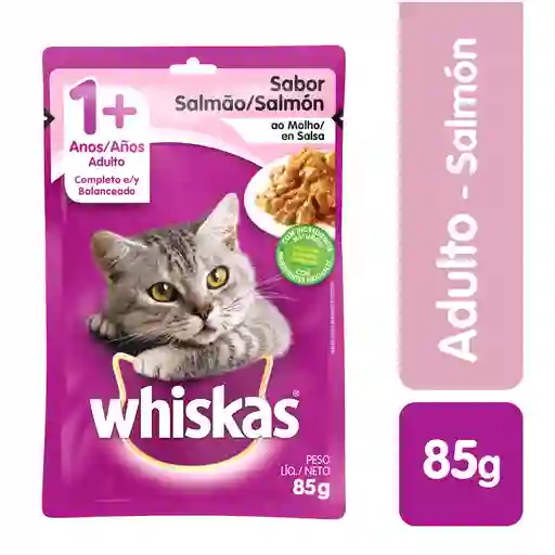 Whiskas Pouch Salmon X 85gr