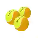 Pelotas De Tenis De Campo Bolas X 3 Unidades Wonder Sport