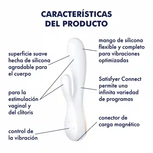 SATISFYER Vibrador Con App Y Bluetooth Mono Flex