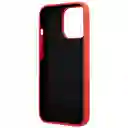 Estuche Protector Para Iphone 13 Pro Marca Ferrari En Silicon Rojo