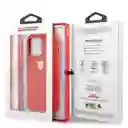 Estuche Protector Para Iphone 13 Pro Marca Ferrari En Silicon Rojo