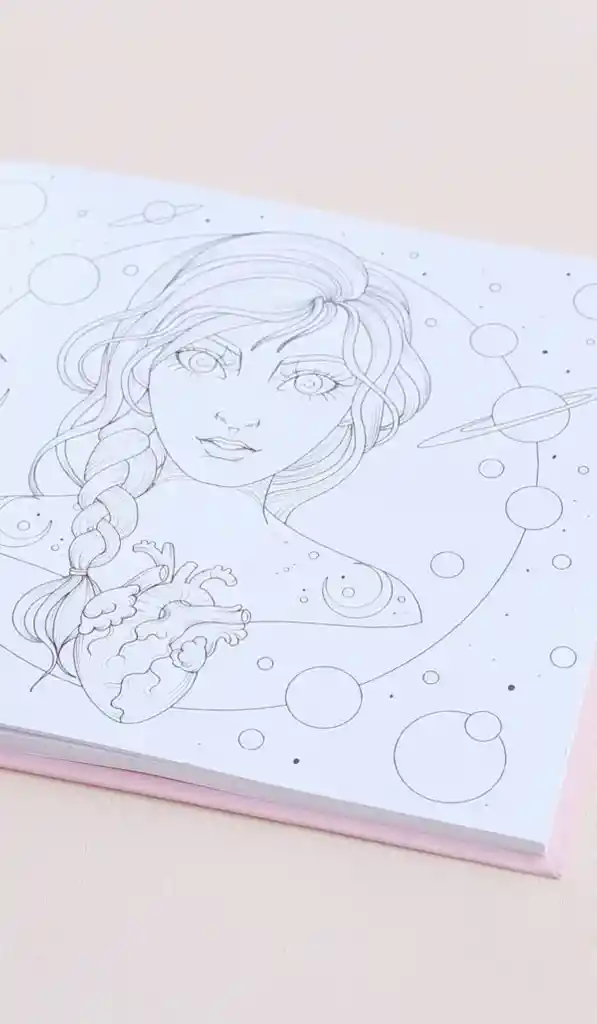 Cosmos Libro Para Colorear