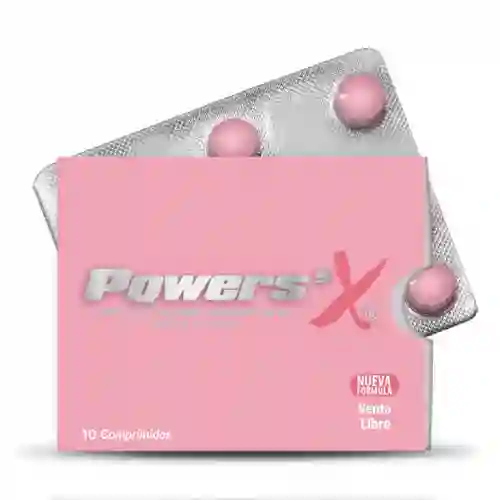 Pastillas Femeninas Powers'x X 10: Para Aumentar El Deseo Sexual En Mujeres.