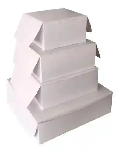 Caja Blanca Para Torta 24x24x13