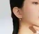 Aretes Aros Candongas Alhajas Para Mujer Con Circón En Plata 925