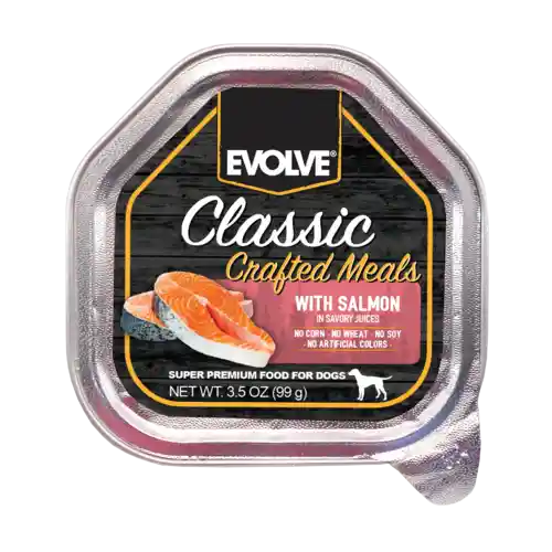 Evolve Classic Crafted Meals Salmon Recipe Dog Food