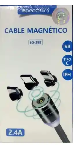 Cable Magnetico V8/tipo C/iph Speedsong Sg-388