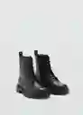 Botines Basma Negro Talla 38 Niñas Mango