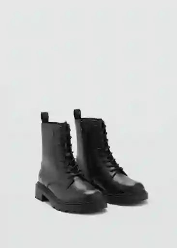 Botines Basma Negro Talla 38 Niñas Mango