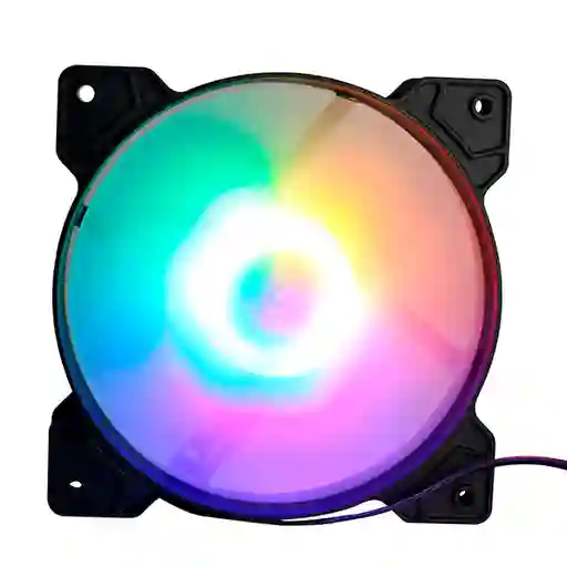 Ventilador Fan Cooler Led Rgb 12cm Para Chasis Gamer O Sencillo