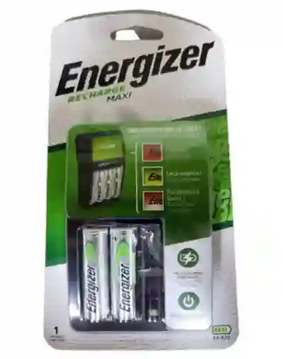Energizer Cargador Maxi Aa - Aaa + 2aa Recargables 1300 Mah