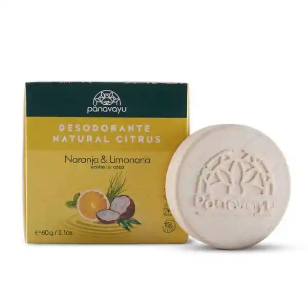 Desodorante Natural Citrus– Pieles Sensibles