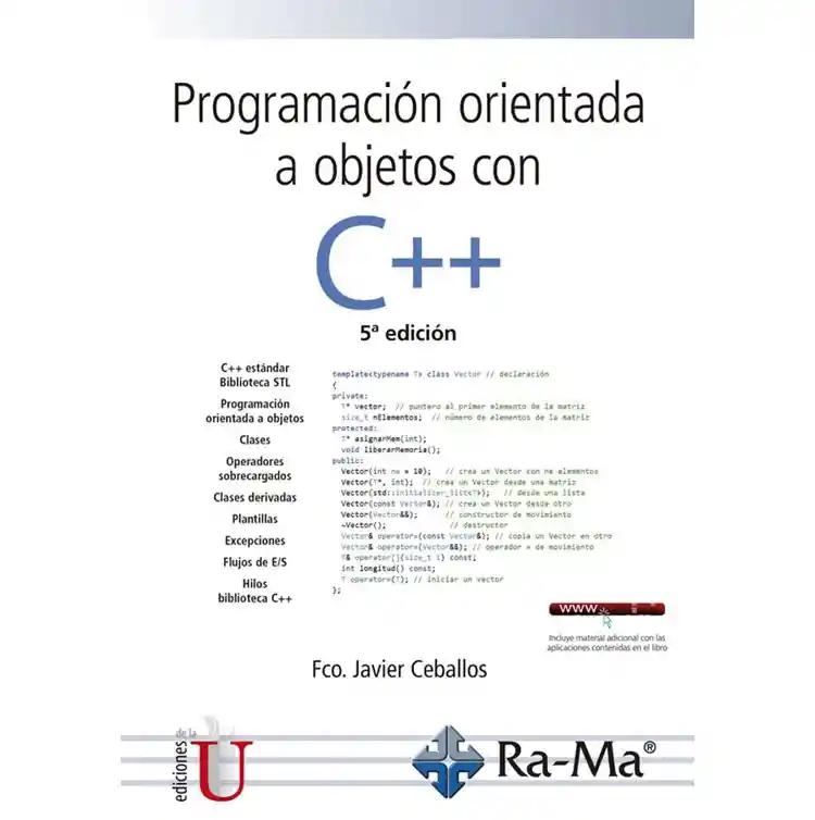 Programación Orientada A Objetos Con C++. 5ª Edición