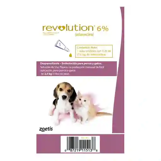 Revolution® Gatos Y Perros Hasta 2.5 Kg