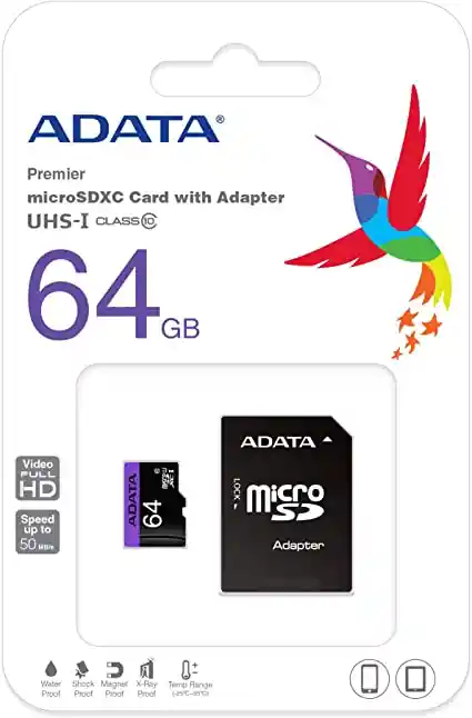 Adata Micro Sd 64Gb Class 10