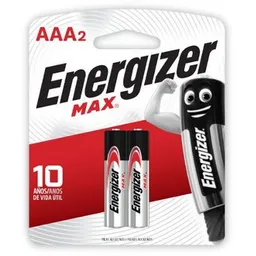 Energizer Bateria Pila Aaa2Max 1.5V X2 Unidades