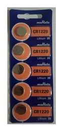 Batería Pila Cr1220 Murata Original Litio, 3v, Pack X 5