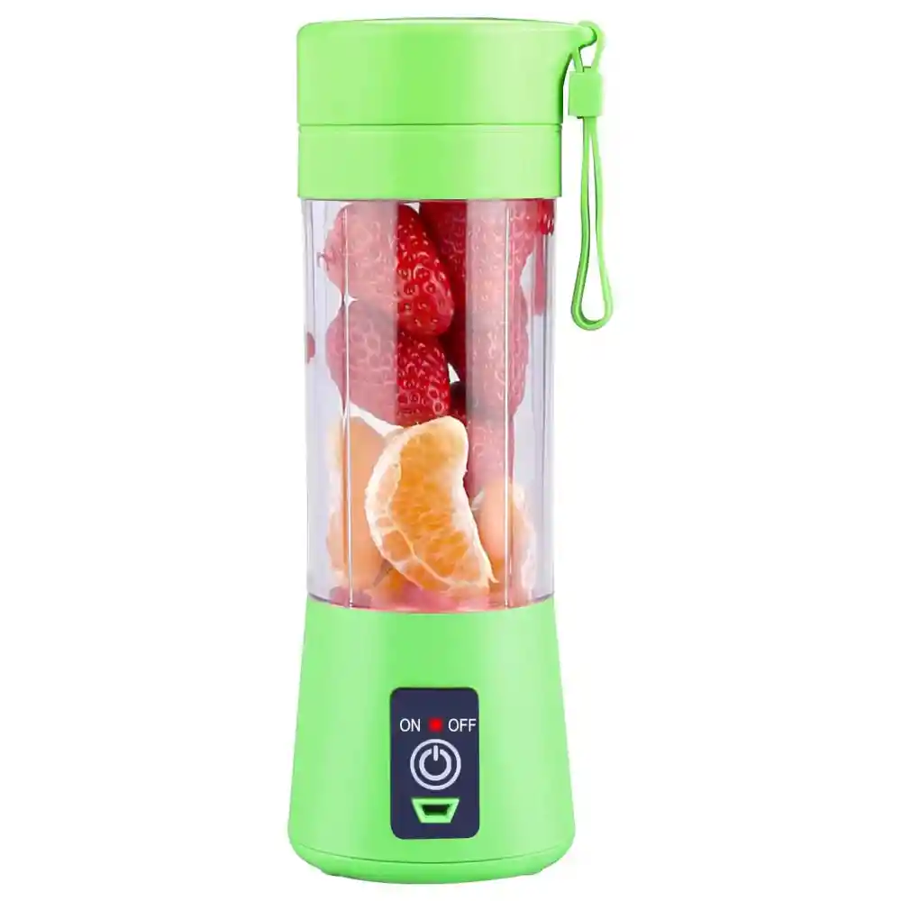 Licuadora Batidora Personal Recargable Juice Blender - Verde