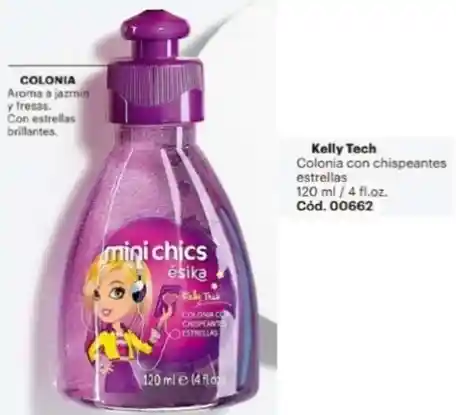 Esika Locion Mini Chics Kelly Tech