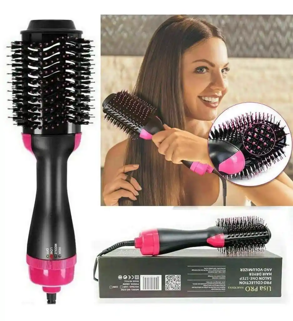 Cepillo Giratorio De Aire Caliente Para Cabello One - Step