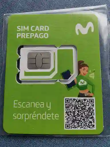 Sim Card Prepago Movistar