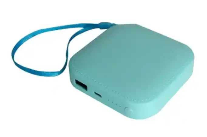 Power Bank Cargador Portatil 10.000mah Cuadrado Verde